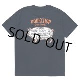 画像: PORKCHOP/PORK BACK TEE（NAVY）［プリントT-24春夏］
