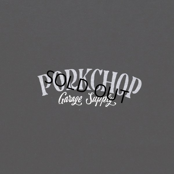 画像3: PORKCHOP/PORK BACK TEE（BLACK）［プリントT-24春夏］ (3)