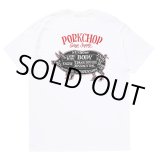 画像: PORKCHOP/PORK BACK TEE（WHITE）［プリントT-24春夏］
