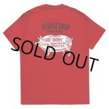 画像: PORKCHOP/PORK BACK TEE（RED）［プリントT-24春夏］
