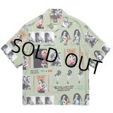 画像: WACKO MARIA/BOB MARLEY / HAWAIIAN SHIRT（GREEN）［ハワイアンシャツ-24秋冬］