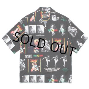 画像: WACKO MARIA/BOB MARLEY / HAWAIIAN SHIRT（BLACK）［ハワイアンシャツ-24秋冬］