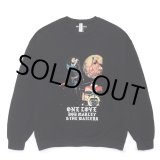 画像: WACKO MARIA/BOB MARLEY / SWEAT SHIRT（BLACK）［クルースウェット-24秋冬］