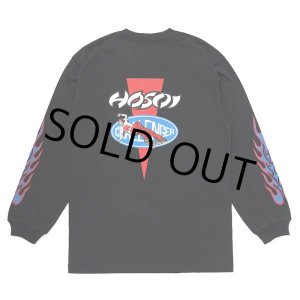画像: CHALLENGER/LOGO L/S TEE（×HOSOI）（BLACK）［プリント長袖T-24秋冬］