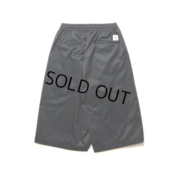 画像2: COOTIE PRODUCTIONS/Polyester Twill 2 Tuck Track Shorts（Black）［2タックトラックショーツ-24秋冬］ (2)