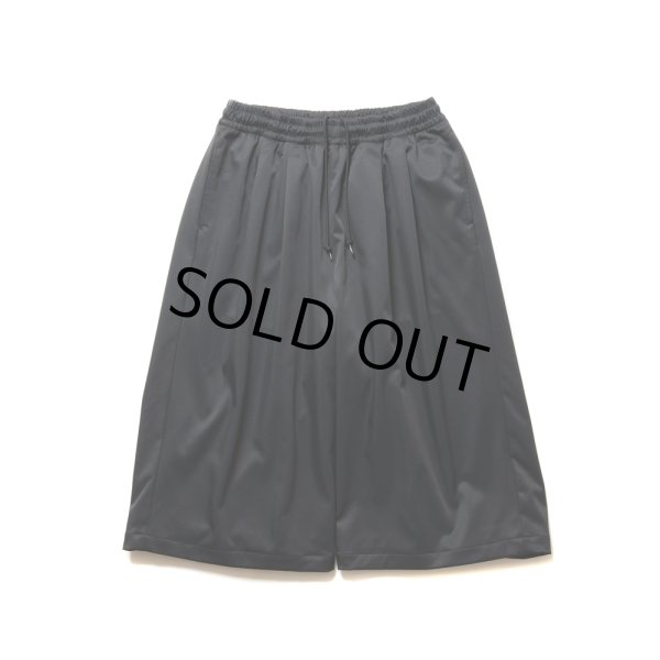 画像1: COOTIE PRODUCTIONS/Polyester Twill 2 Tuck Track Shorts（Black）［2タックトラックショーツ-24秋冬］ (1)