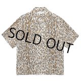 画像: WACKO MARIA/LEOPARD HAWAIIAN SHIRT（BEIGE）［レオパードハワイアンシャツ-24秋冬］