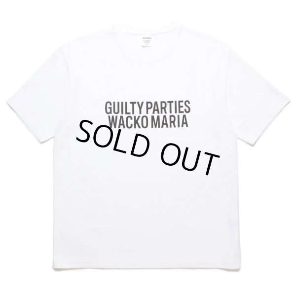 画像1: WACKO MARIA/WASHED HEAVY WEIGHT T-SHIRT（WHITE）［プリントT-24秋冬］ (1)