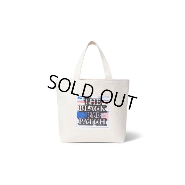 画像1: BlackEyePatch/PRIORITY LABEL MEDIUM TOTE（NATURAL） (1)