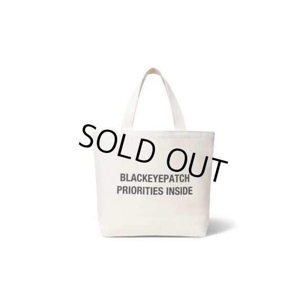 画像2: BlackEyePatch/PRIORITY LABEL MEDIUM TOTE（NATURAL） (2)
