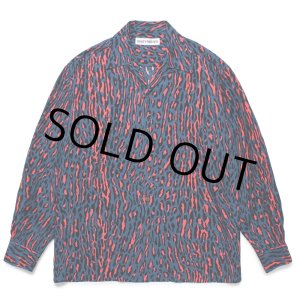 画像: WACKO MARIA/LEOPARD HAWAIIAN SHIRT（BLUE）［レオパードハワイアンシャツ-24秋冬］