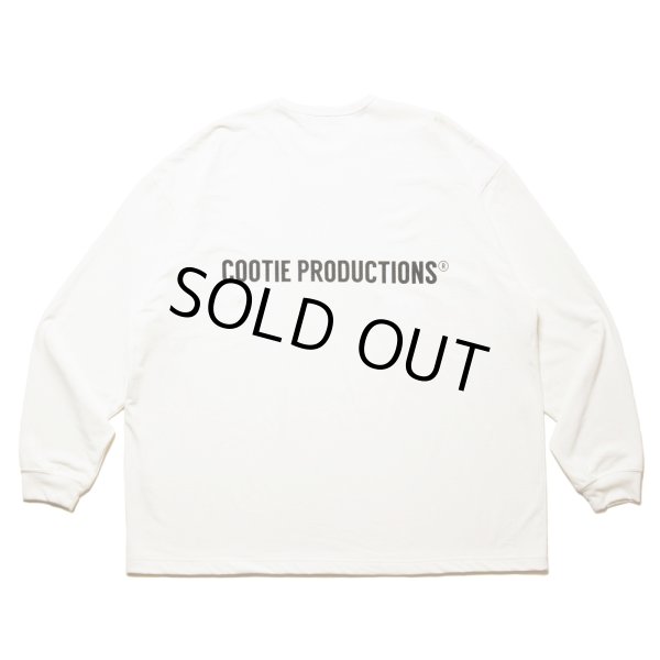 画像1: COOTIE PRODUCTIONS/Dry Tech Jersey Oversized L/S Tee（White）［ドライテックオーバーサイズ長袖T-24秋冬］ (1)