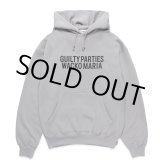 画像: WACKO MARIA/MIDDLE WEIGHT PULL OVER HOODED SWEAT SHIRT（GRAY）［プルオーバーパーカー-24秋冬］