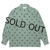 画像: WACKO MARIA/DOTS HAWAIIAN SHIRT（GREEN）［ドットハワイアンシャツ-24秋冬］