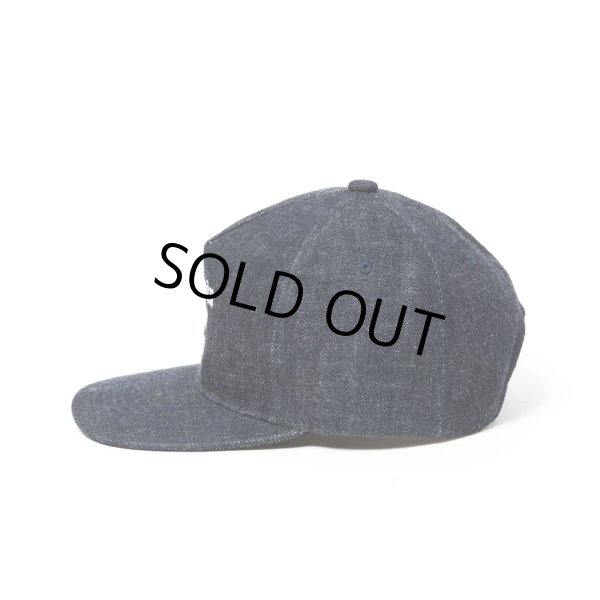 画像3: CALEE/"S.V.D.S.H" DENIM CAP（INDIGO BLUE）［デニムキャップ-24秋冬］ (3)