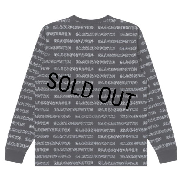 画像2: BlackEyePatch/KANJI BORDERED L/S TEE（BLACK） (2)