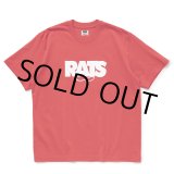 画像: RATS/BOX LOGO WAY OF LIFE TEE（RED）［プリントT-24秋冬］