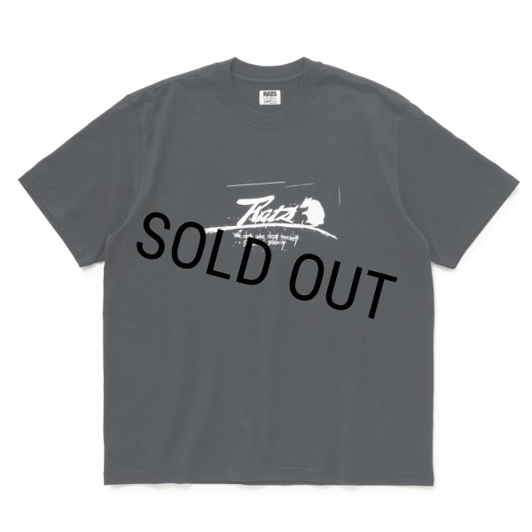 画像1: 【30%OFF】RATS/SCRIPT LOGO WAY OF LIFE TEE（BLACK）［プリントT-24秋冬］ (1)