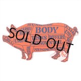 画像: PORKCHOP/PORK CUSHION（ORG/NVY）［ポーククッション-24秋冬］