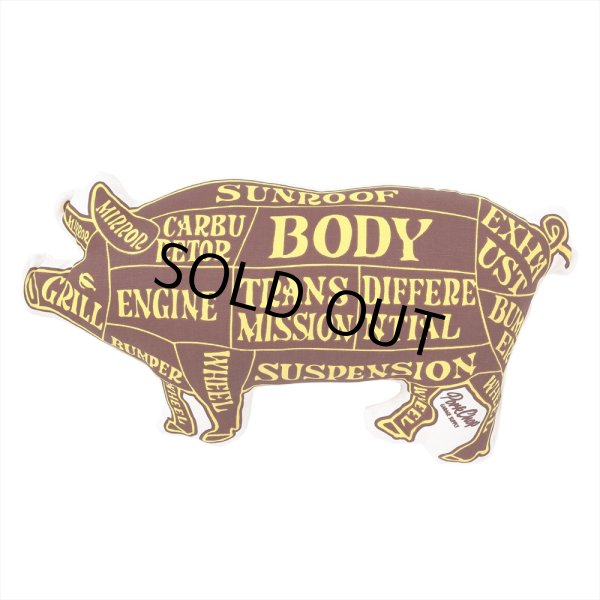 画像1: PORKCHOP/PORK CUSHION（BRN/MTD）［ポーククッション-24秋冬］ (1)