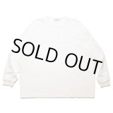 画像: COOTIE PRODUCTIONS/Oversized L/S Tee（Embroidery）（White）［オーバーサイズ刺繍長袖T-24秋冬］