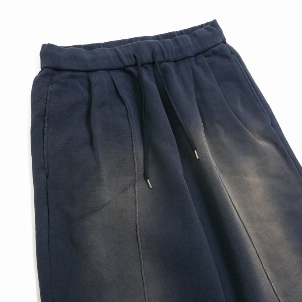 画像3: 【30%OFF】DAIRIKU/Waterproof Sunburn Sweater Pants（Vintage Navy）［ワイドスウェットパンツ-24秋冬］ (3)