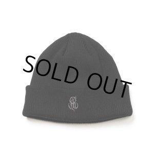 画像: CALEE/CAL NT LOGO KNIT CAP（BLACK）［ニットキャップ-24秋冬］