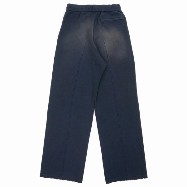 画像2: 【30%OFF】DAIRIKU/Waterproof Sunburn Sweater Pants（Vintage Navy）［ワイドスウェットパンツ-24秋冬］ (2)