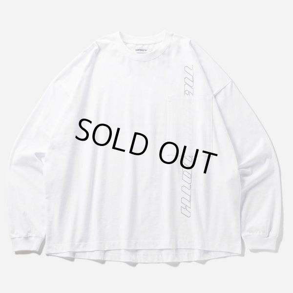 画像1: 【30%OFF】TIGHTBOOTH/STRAIGHT UP L/S T-SHIRT（White）［プリント長袖ポケT-24秋冬］ (1)