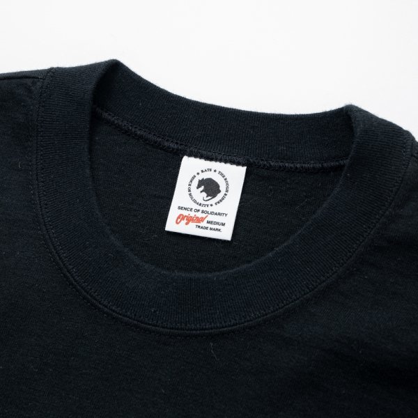 RATS/EMBLEM LOGO L/S TEE（BLACK）［プリント長袖T-24秋冬