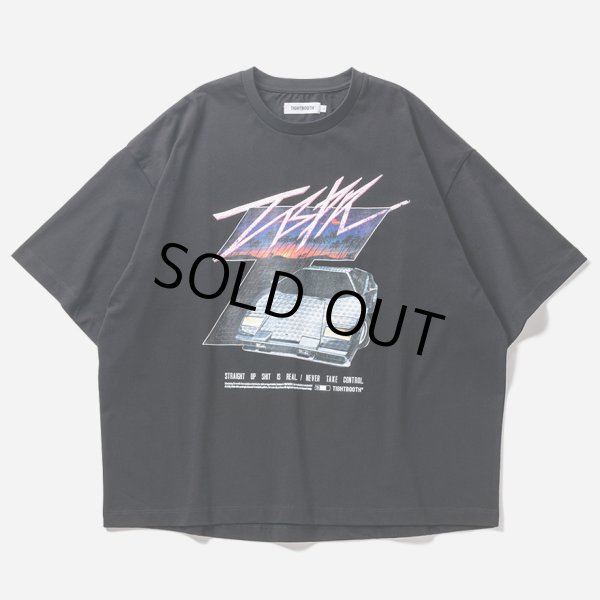 画像1: 【30%OFF】TIGHTBOOTH/INITIAL T T-SHIRT（Black）［プリントT-24秋冬］ (1)