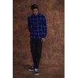 画像8: RATS/COTTON FLANNEL BLUE CHECK SHIRT（BLUE CHECK）［フランネルチェックシャツ-24秋冬］ (8)