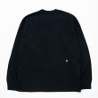 画像2: RATS/EMBLEM LOGO L/S TEE（BLACK）［プリント長袖T-24秋冬］ (2)