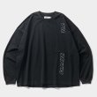 画像1: 【30%OFF】TIGHTBOOTH/STRAIGHT UP L/S T-SHIRT（Black）［プリント長袖ポケT-24秋冬］ (1)