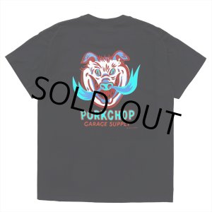 画像: PORKCHOP/MASA SCULP POCKET TEE A（BLACK）［プリントポケT-24秋冬］