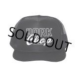 画像: PORKCHOP/MASA SCULP MESH CAP B（BLACK）［メッシュキャップ-24秋冬］