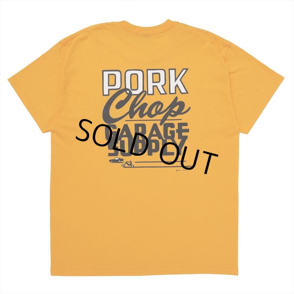 画像1: PORKCHOP/MASA SCULP TEE B（GOLD）［プリントT-24秋冬］ (1)