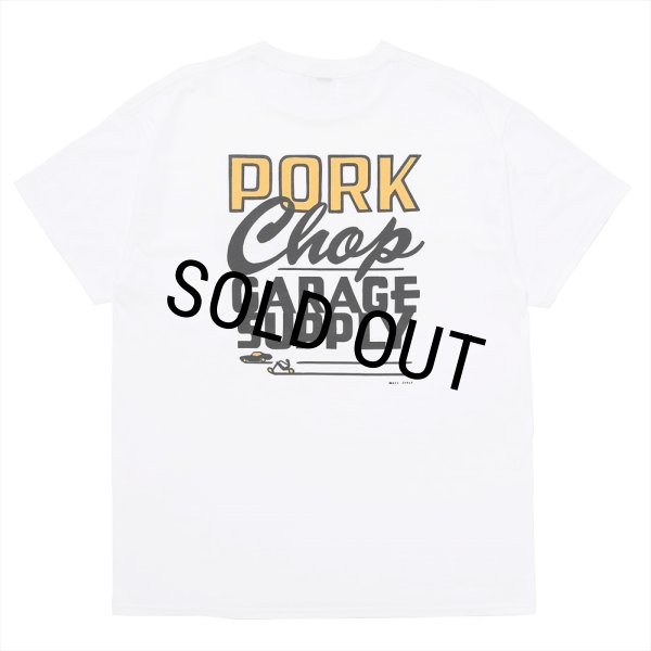 画像1: PORKCHOP/MASA SCULP TEE B（WHITE）［プリントT-24秋冬］ (1)