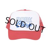 画像: PORKCHOP/MASA SCULP MESH CAP B（RED）［メッシュキャップ-24秋冬］