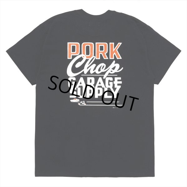 画像1: PORKCHOP/MASA SCULP TEE B（BLACK）［プリントT-24秋冬］ (1)