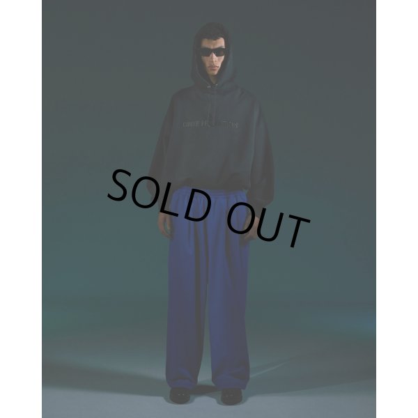 画像3: COOTIE PRODUCTIONS/Polyester Twill 2 Tuck Track Pants（Black）［2タックトラックパンツ-24秋冬］ (3)