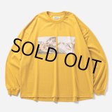 画像: TIGHTBOOTH/PASS THE PIE L/S T-SHIRT（Mustard）［プリント長袖T-24秋冬］