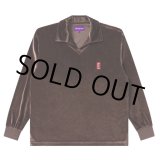 画像: BlackEyePatch/SMALL HWC COLLARED VELOUR PULLOVER（BROWN）