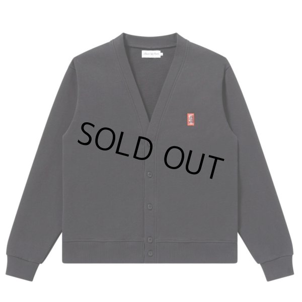 画像1: BlackEyePatch/SMALL HWC SWEAT CARDIGAN（BLACK） (1)