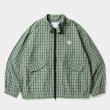 画像1: 【30%OFF】TIGHTBOOTH/PLAID LIGHT SWING TOP（Green）［ライトスウィングトップ-24秋冬］ (1)