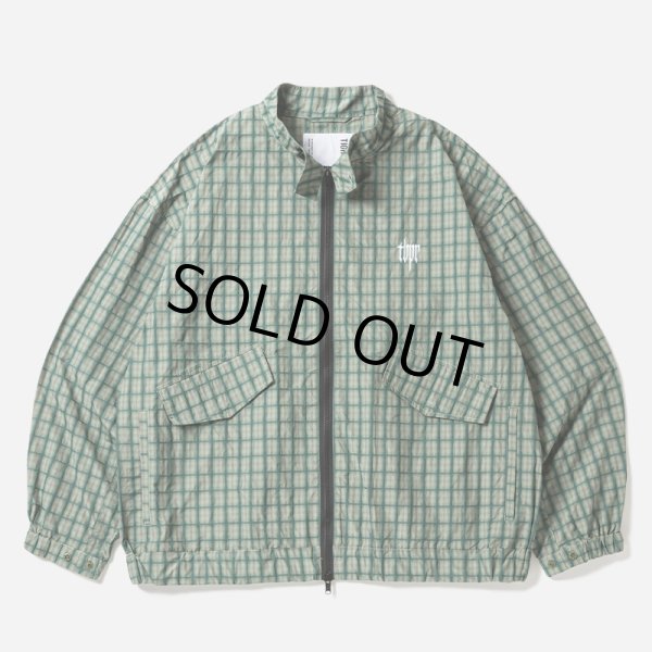 画像1: 【30%OFF】TIGHTBOOTH/PLAID LIGHT SWING TOP（Green）［ライトスウィングトップ-24秋冬］ (1)