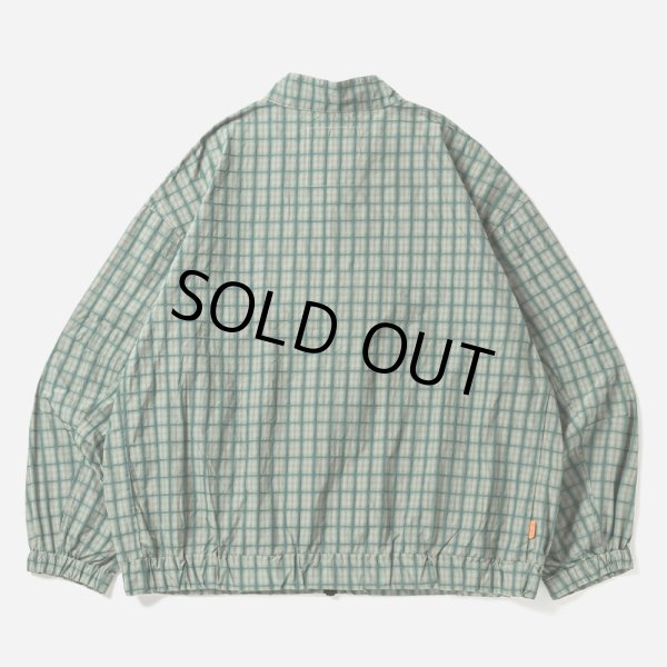 画像2: 【30%OFF】TIGHTBOOTH/PLAID LIGHT SWING TOP（Green）［ライトスウィングトップ-24秋冬］ (2)
