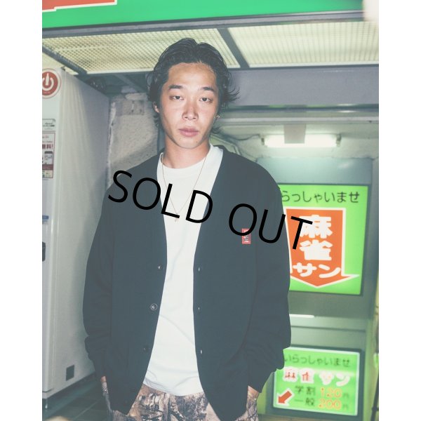 画像3: BlackEyePatch/SMALL HWC SWEAT CARDIGAN（BLACK） (3)