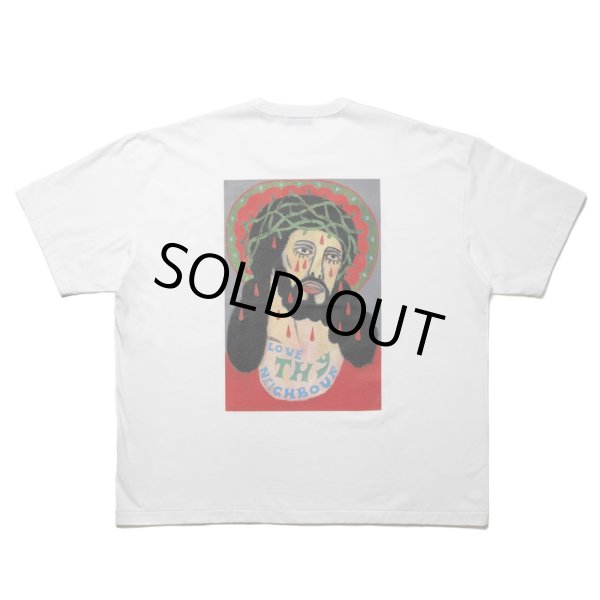 画像1: COOTIE PRODUCTIONS/Print S/S Tee（LOVE THY NEIGHBOUR）（White）［プリントT-24秋冬］ (1)