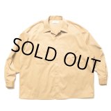 画像: COOTIE PRODUCTIONS/Nylon Chino Cloth L/S Work Shirt（Beige）［ナイロンチノクロスワークシャツ-24秋冬］